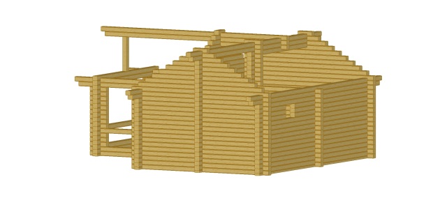 Баня 22м3 проф.брус 150-180мм 253т.р